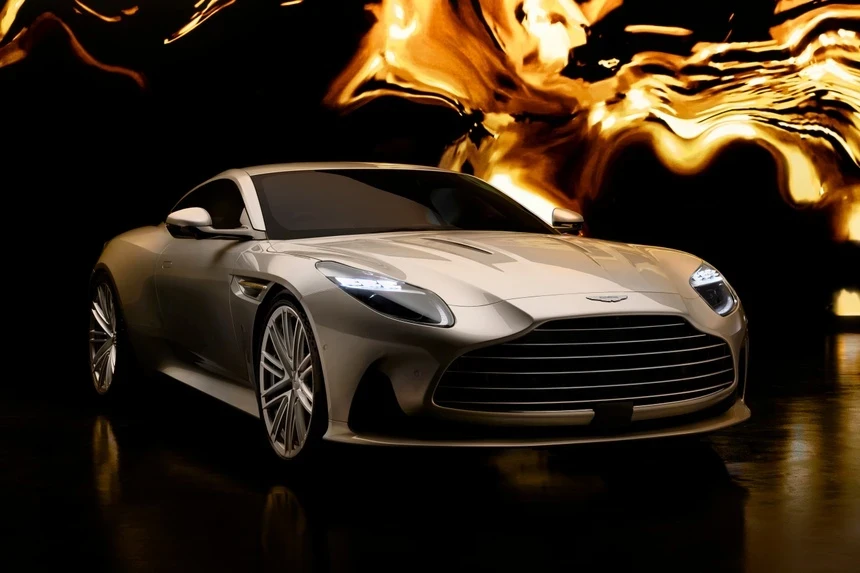 Aston Martin DB12 Goldfinger Edition sở hữu nội thất mạ vàng